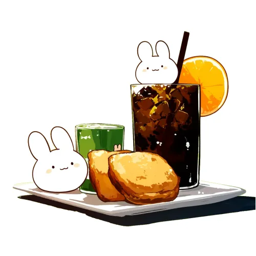 ドリンク飲み放題とお菓子食べ放題